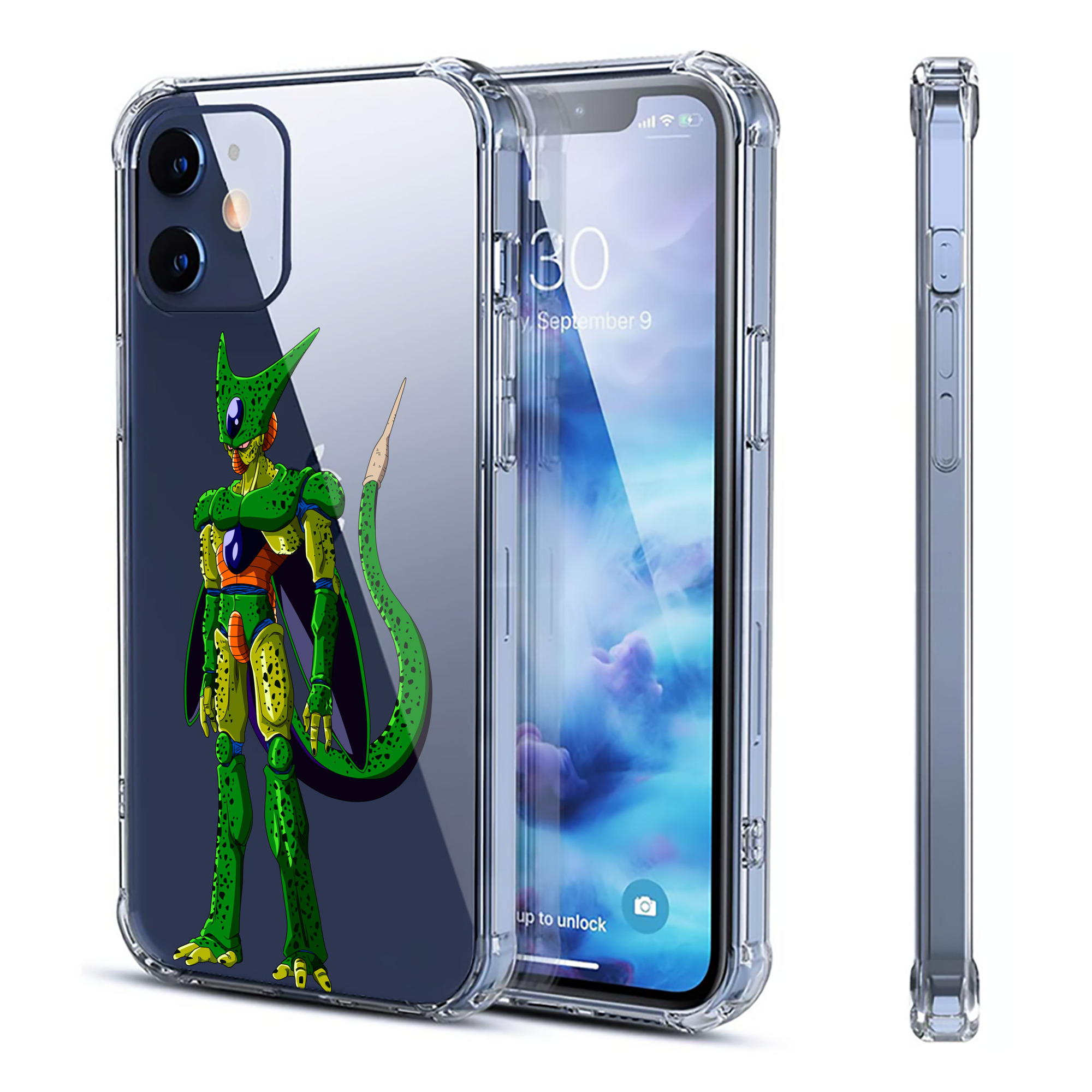 （画像用） ドラゴンボール セル DRAGON BALL Cell 【iPhone 12シリーズ対応】透明スマホケース（クリアソフトケース）